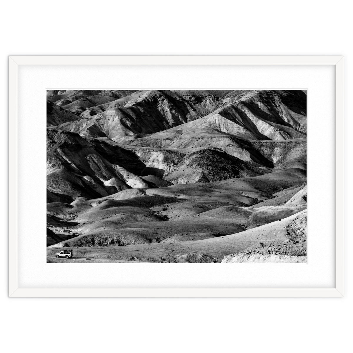 Driving across the Judean Desert