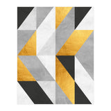 Gray and Gold Composition I (Print Only) thumbnail