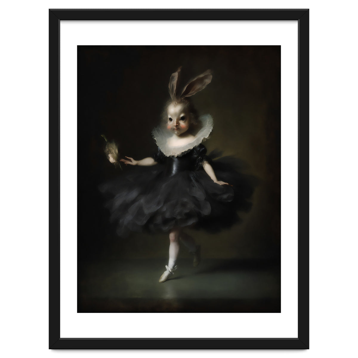 Gothic Hare-Girl Hybrid Ballerina