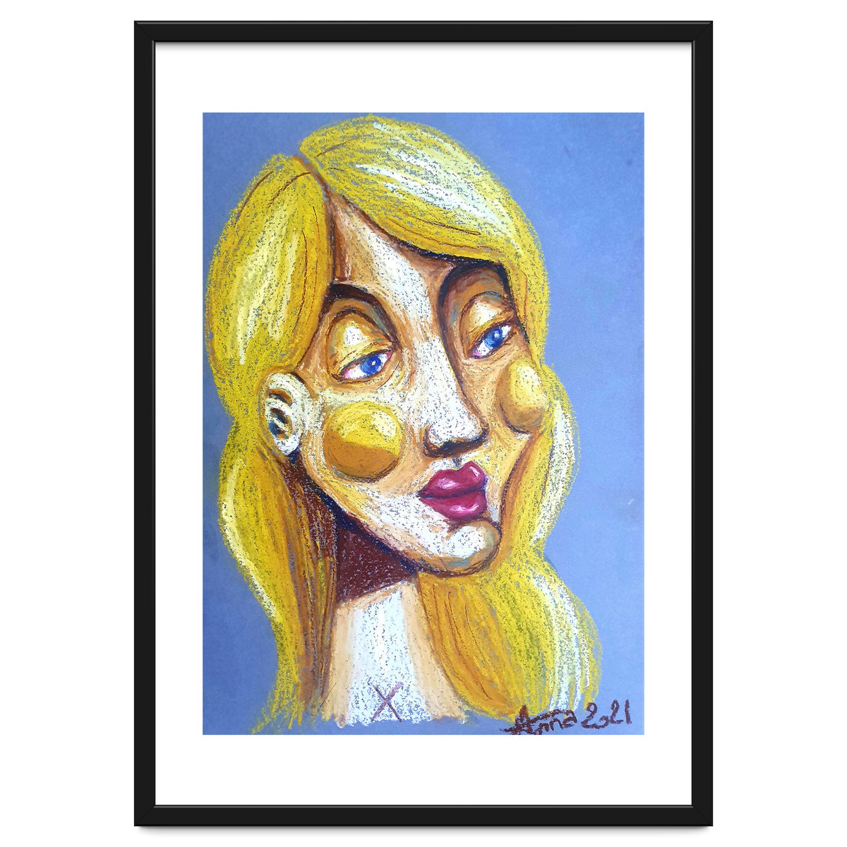 Blond Girl looking left