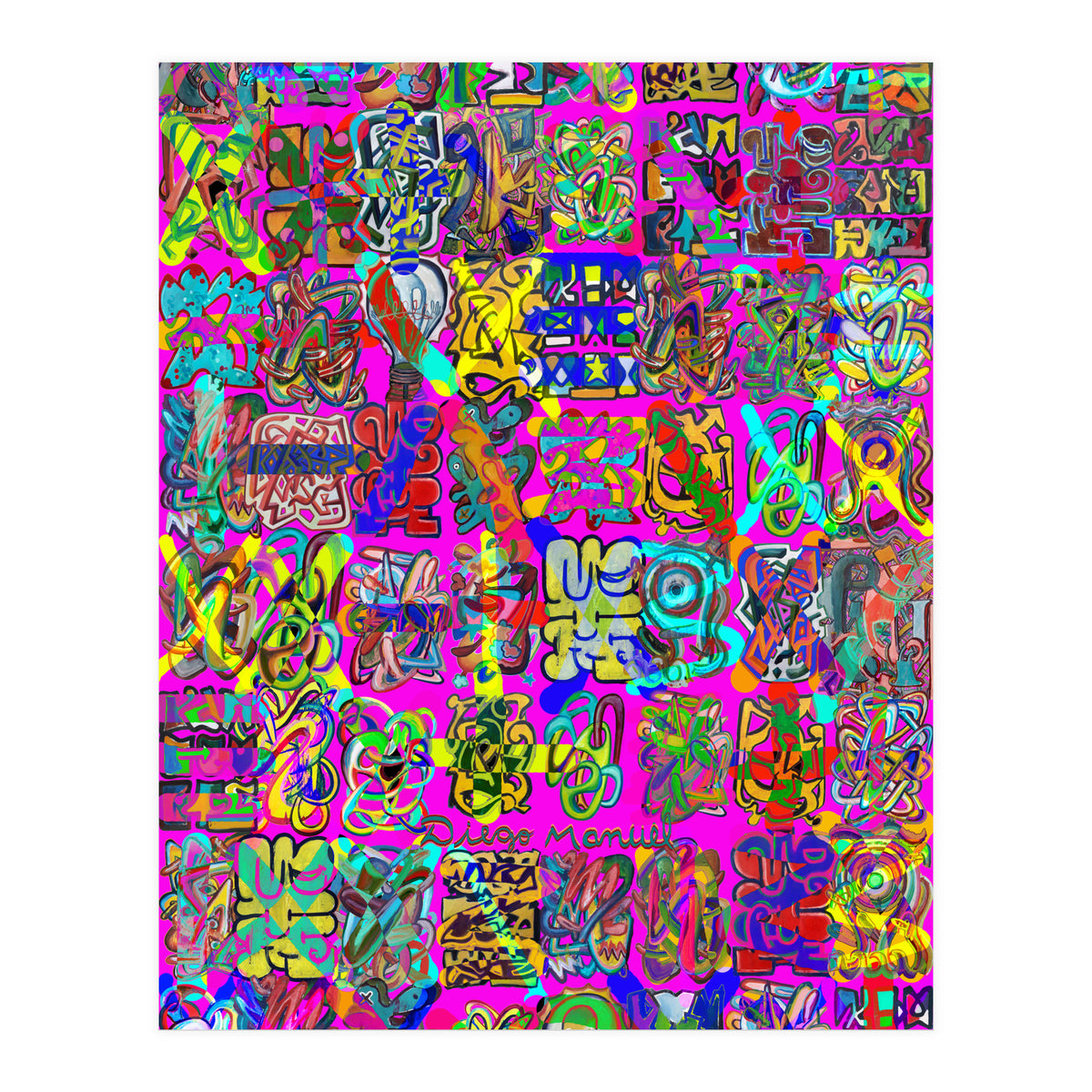 Graffitis 2021 Tapiz 106 (Print Only)