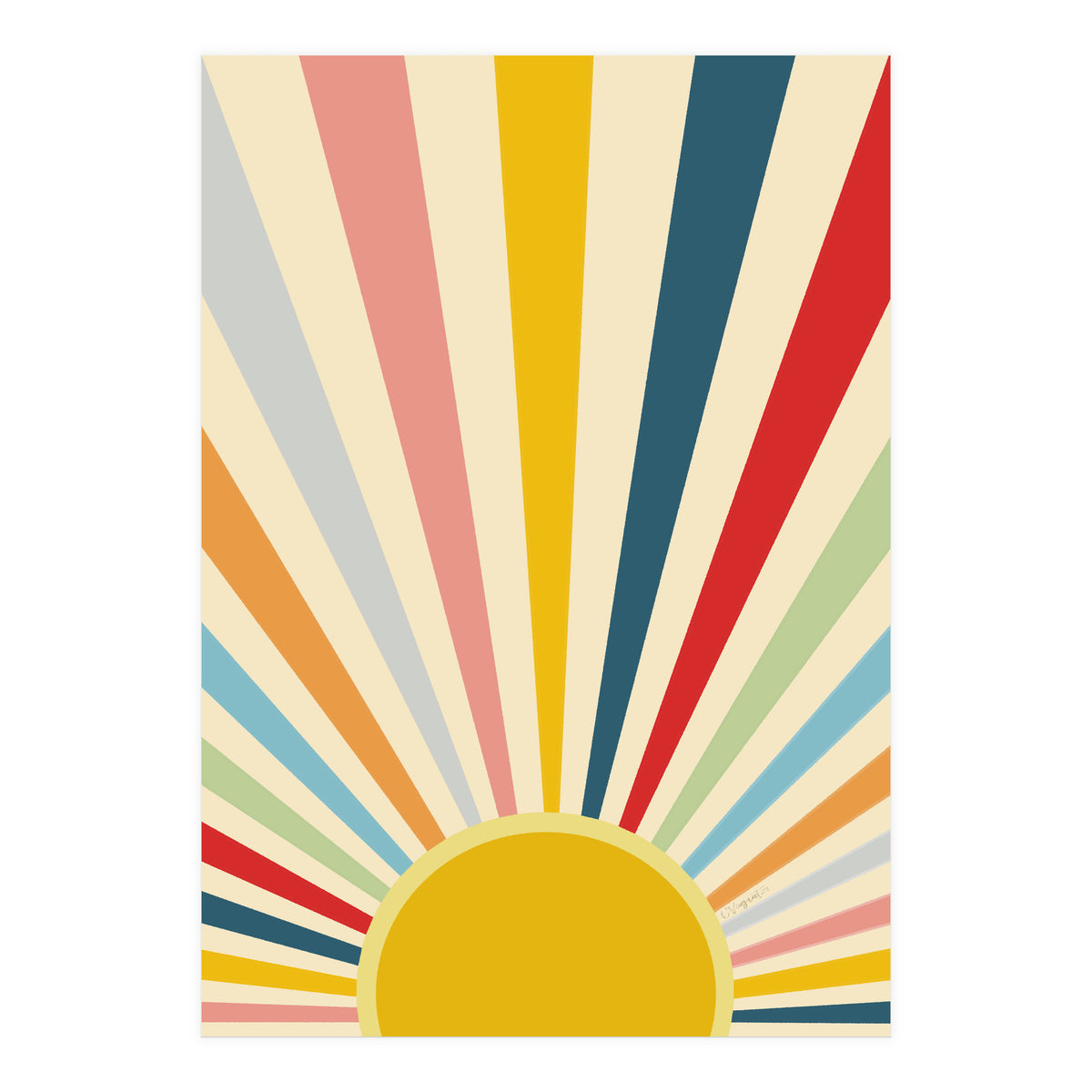 Sun Shines Inside You (Print Only)