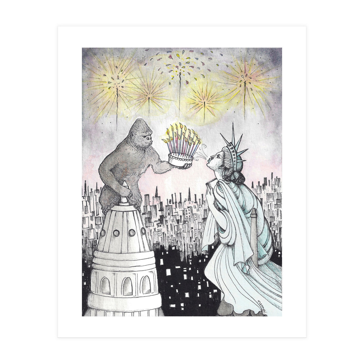 Happy 4th Of July (Print Only)