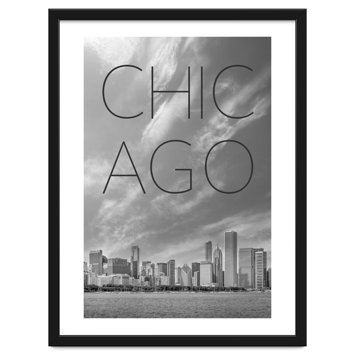 CHICAGO Skyline | Text