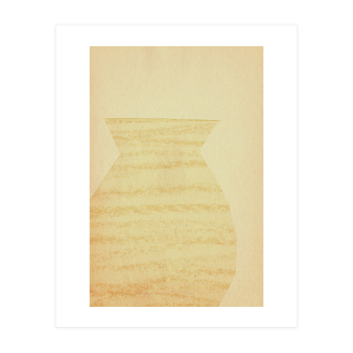 Minimalist pastel vase (Print Only)