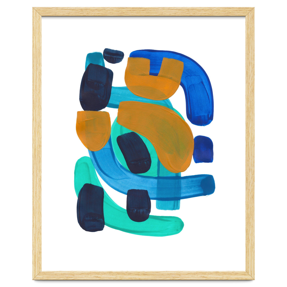 Marine Shapes Yellow Accent