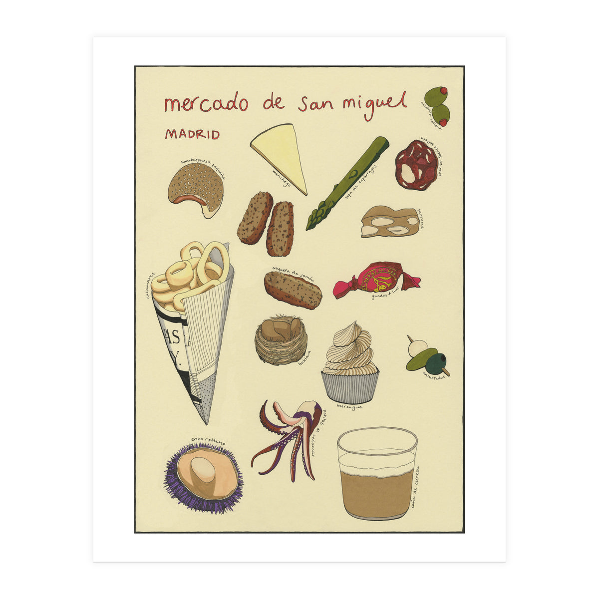 Mercado De San Miguel (Print Only)