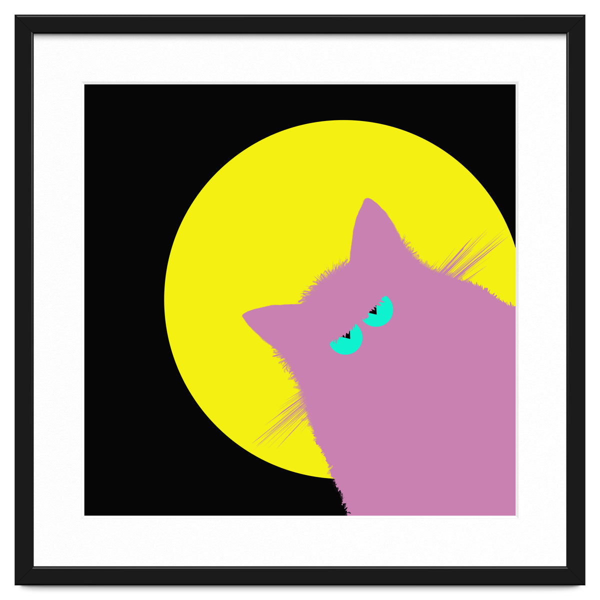 Full Moon Lilac Cat