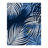 Palm Leaves Blue  (Print Only) thumbnail