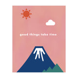 good things take time - Nature Landscape Illustration (Print Only) thumbnail