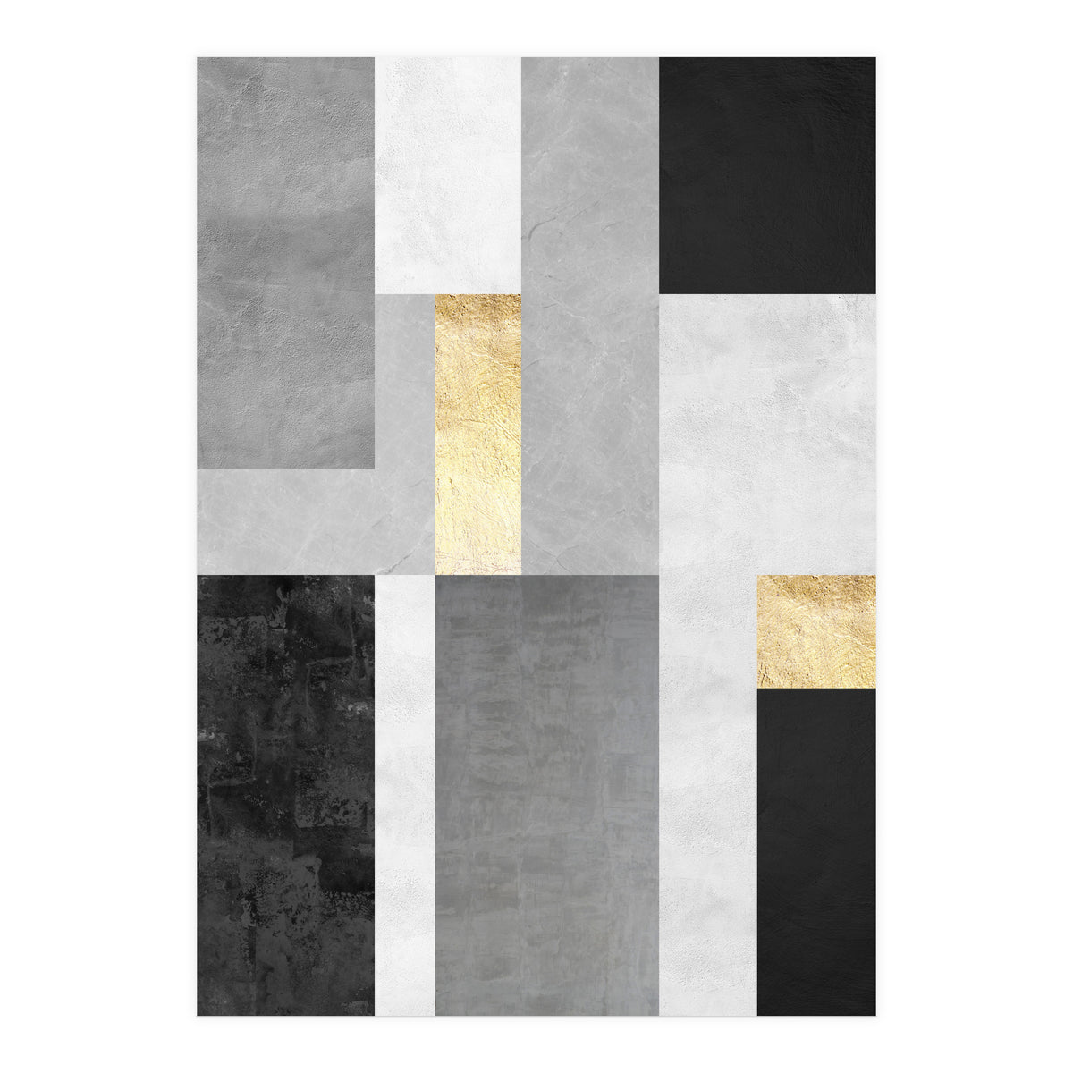 Geometric and golden II (Print Only)