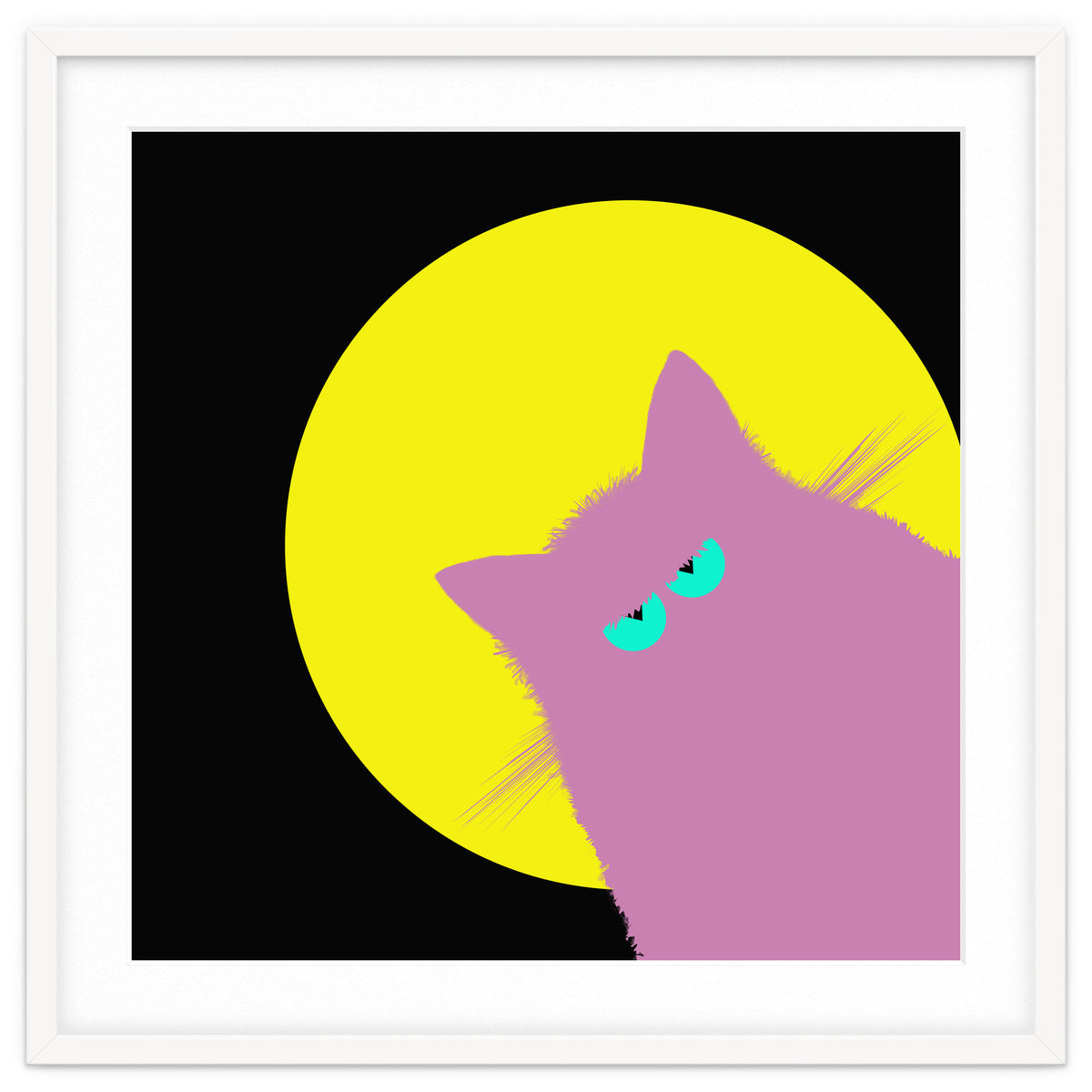 Full Moon Lilac Cat