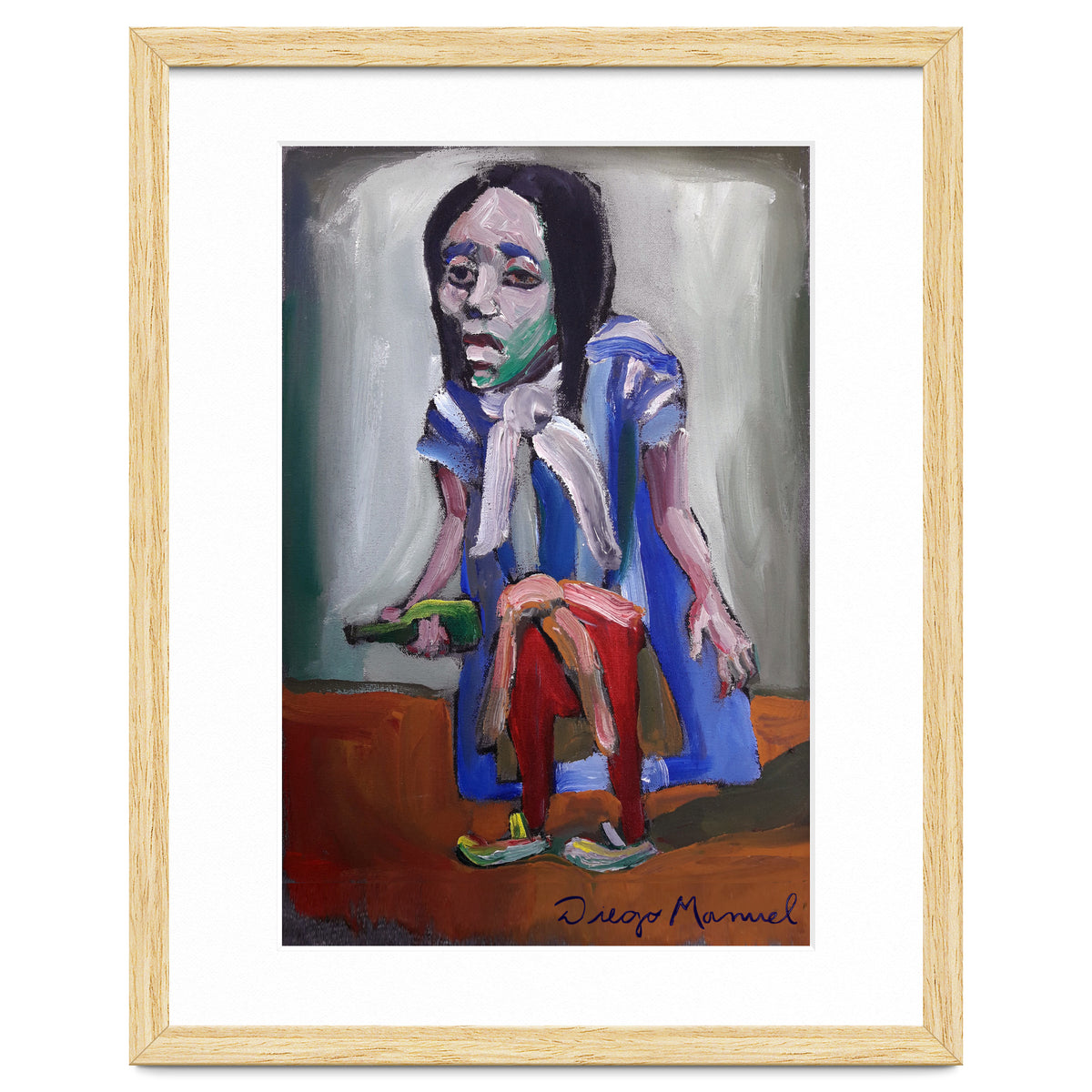 The fan, people from the neighborhood