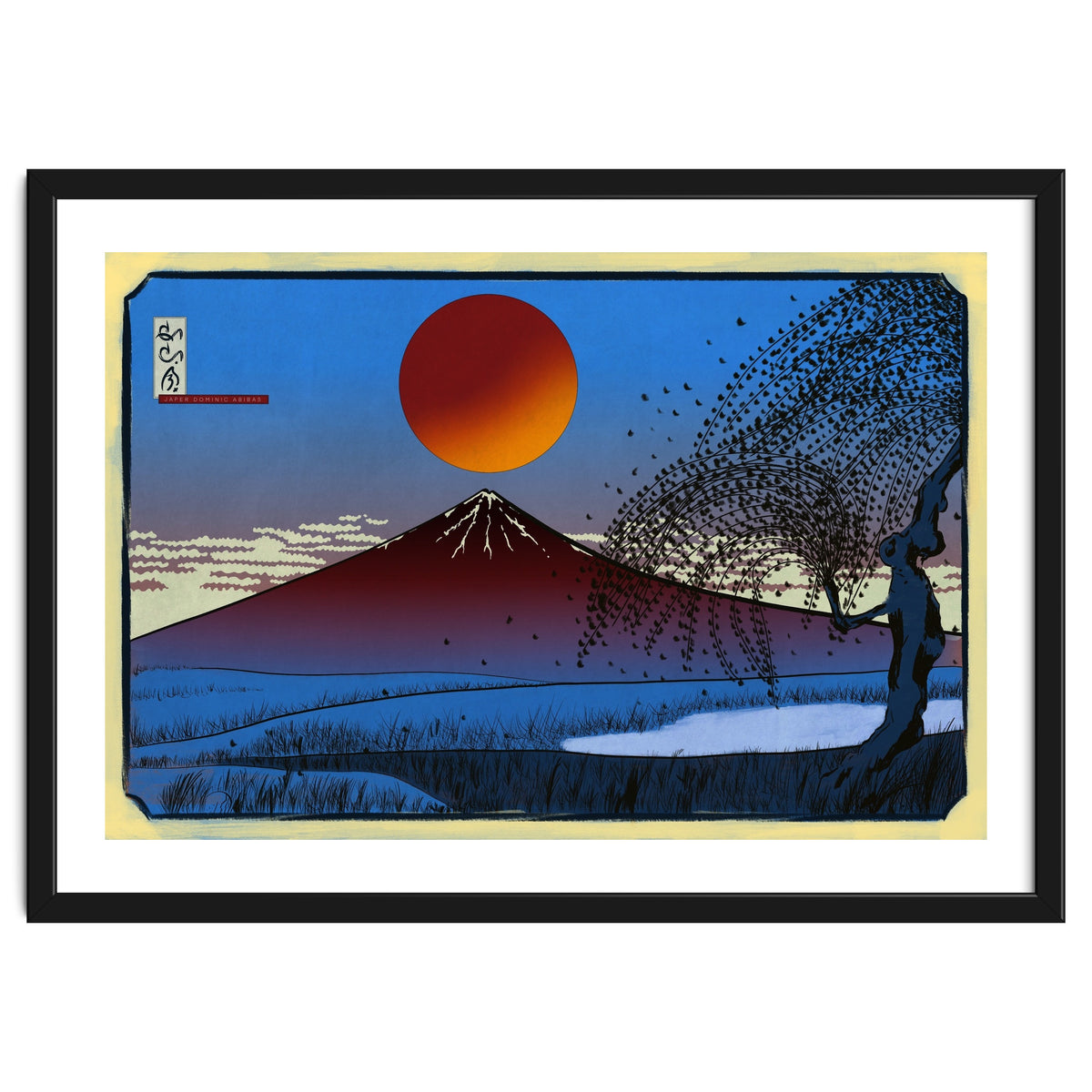 Mayon Volcano Ukiyo-e