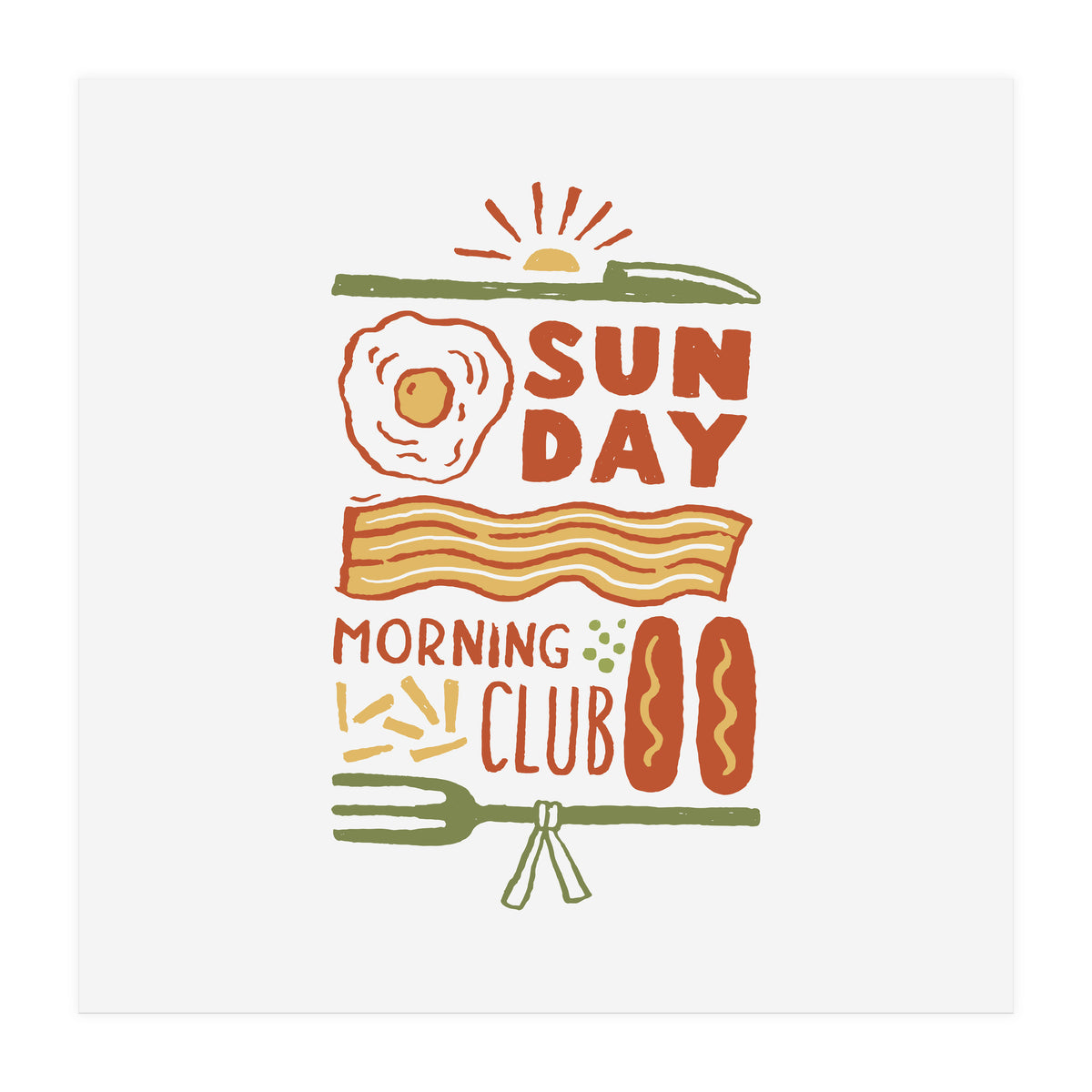 Sunday Club (Print Only)