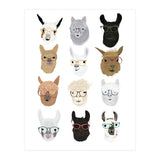 LLamas in Glasses (Print Only) thumbnail