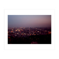 Aerial Los Angeles at Night (Print Only)