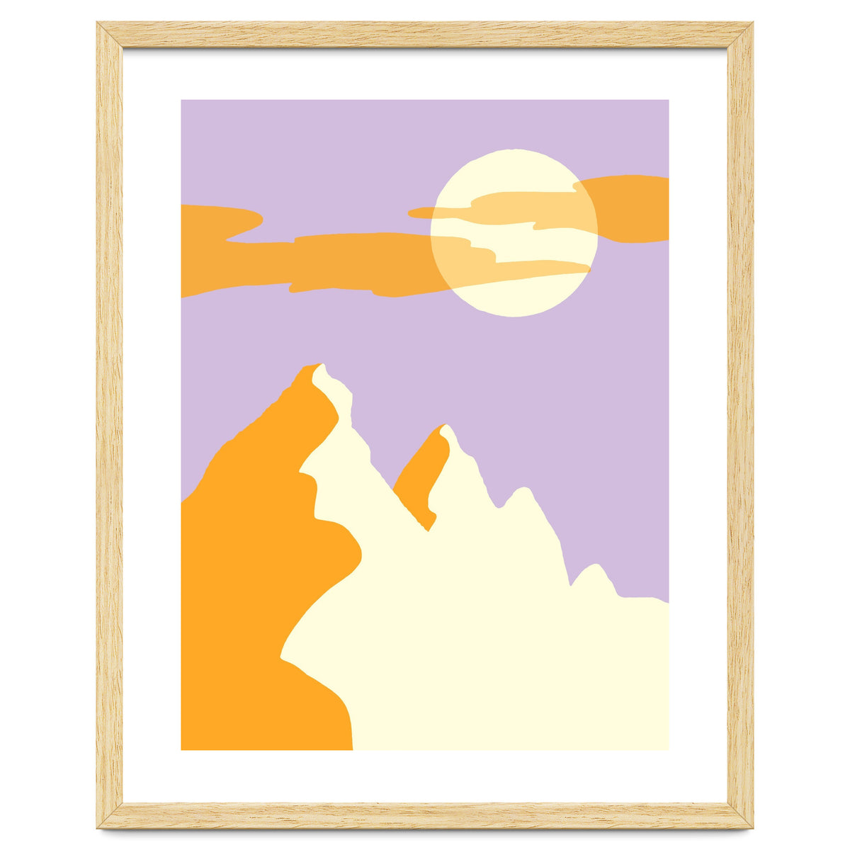 Pastel Minimal Landscape