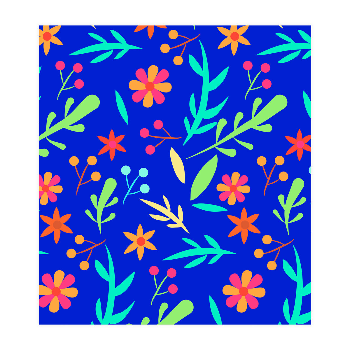 Blue Garden (Print Only)