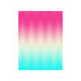 Chevron pink and blue (Print Only) thumbnail