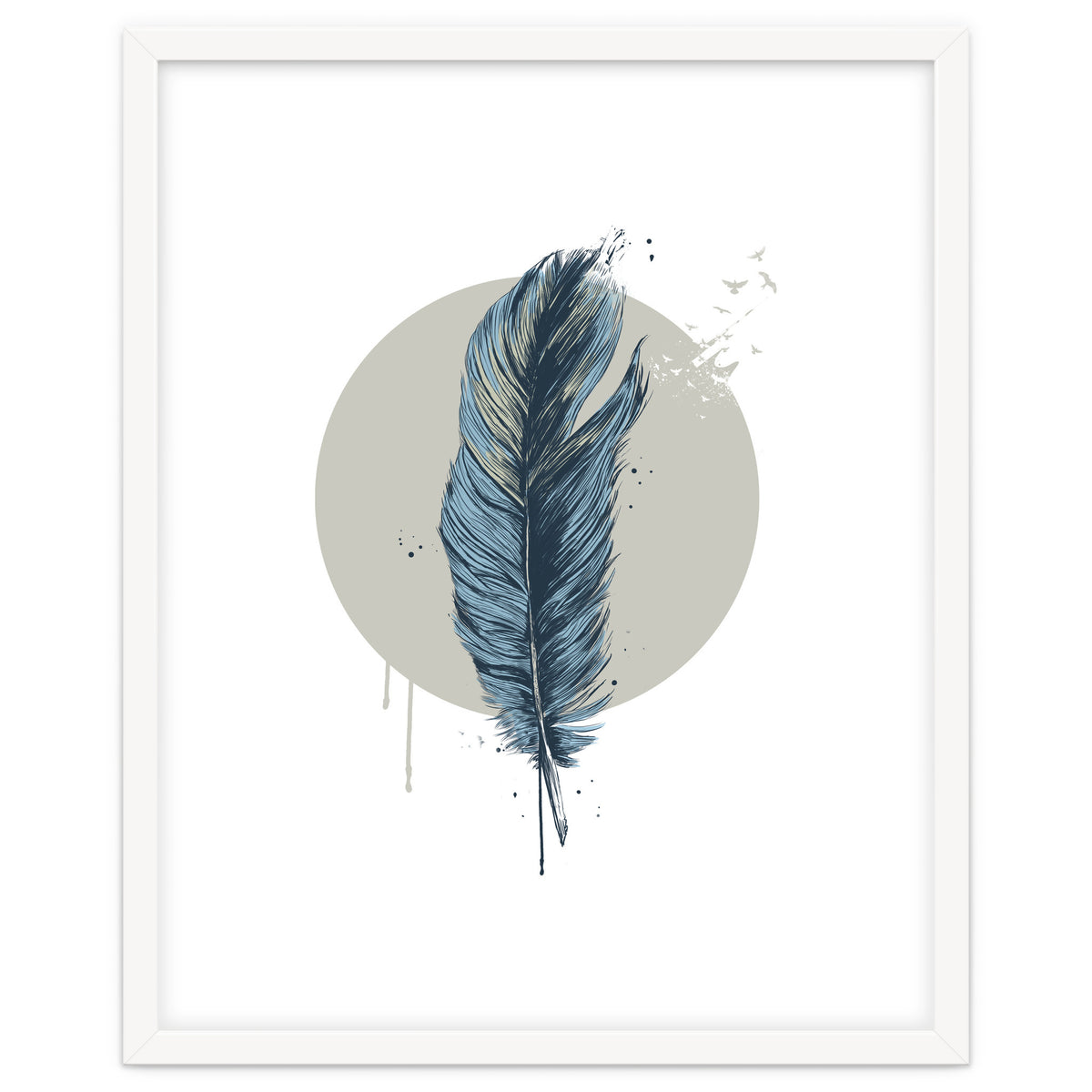 Feather In A Circle