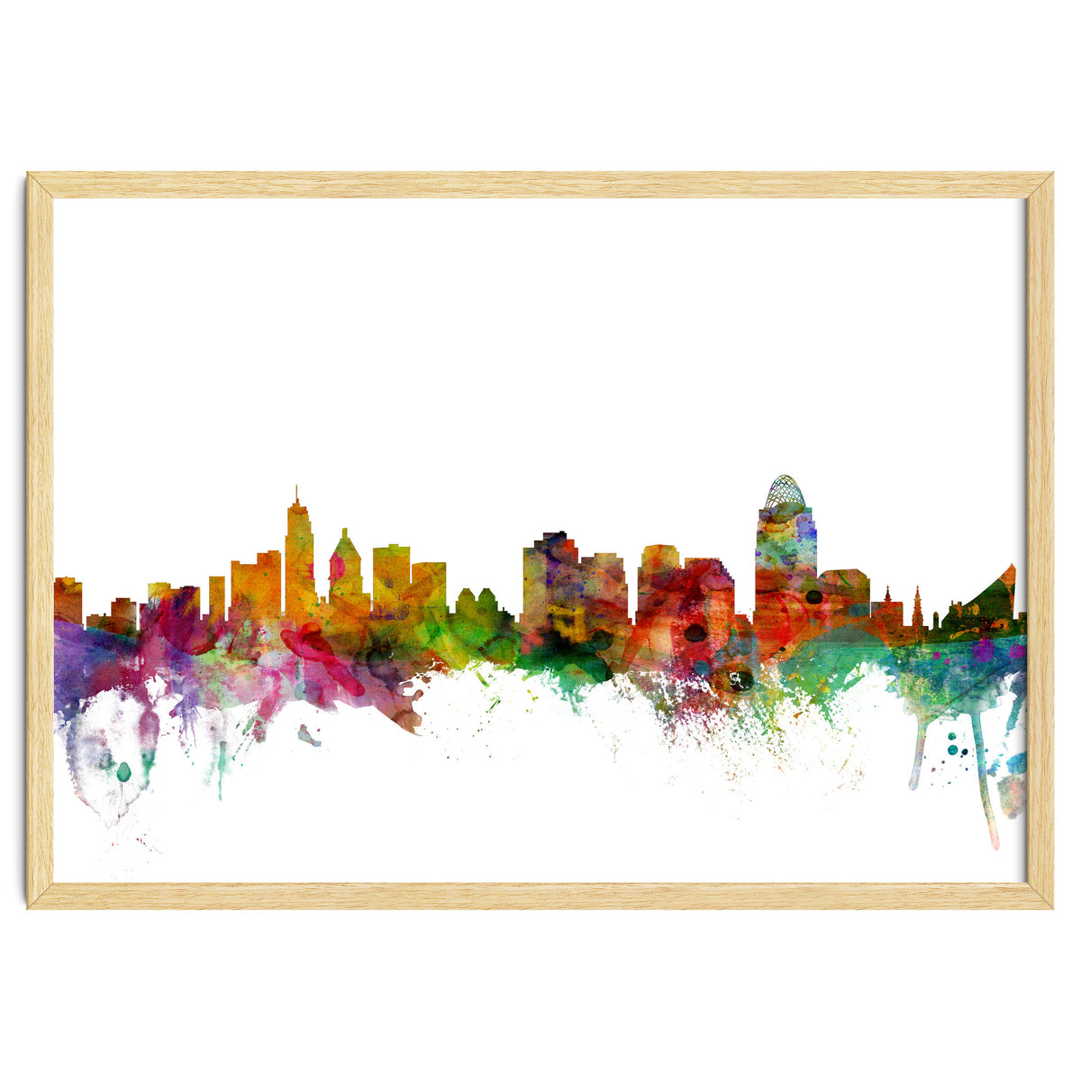 Cincinnati Ohio Skyline