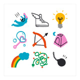 Sagittarius Emoji (Print Only) thumbnail