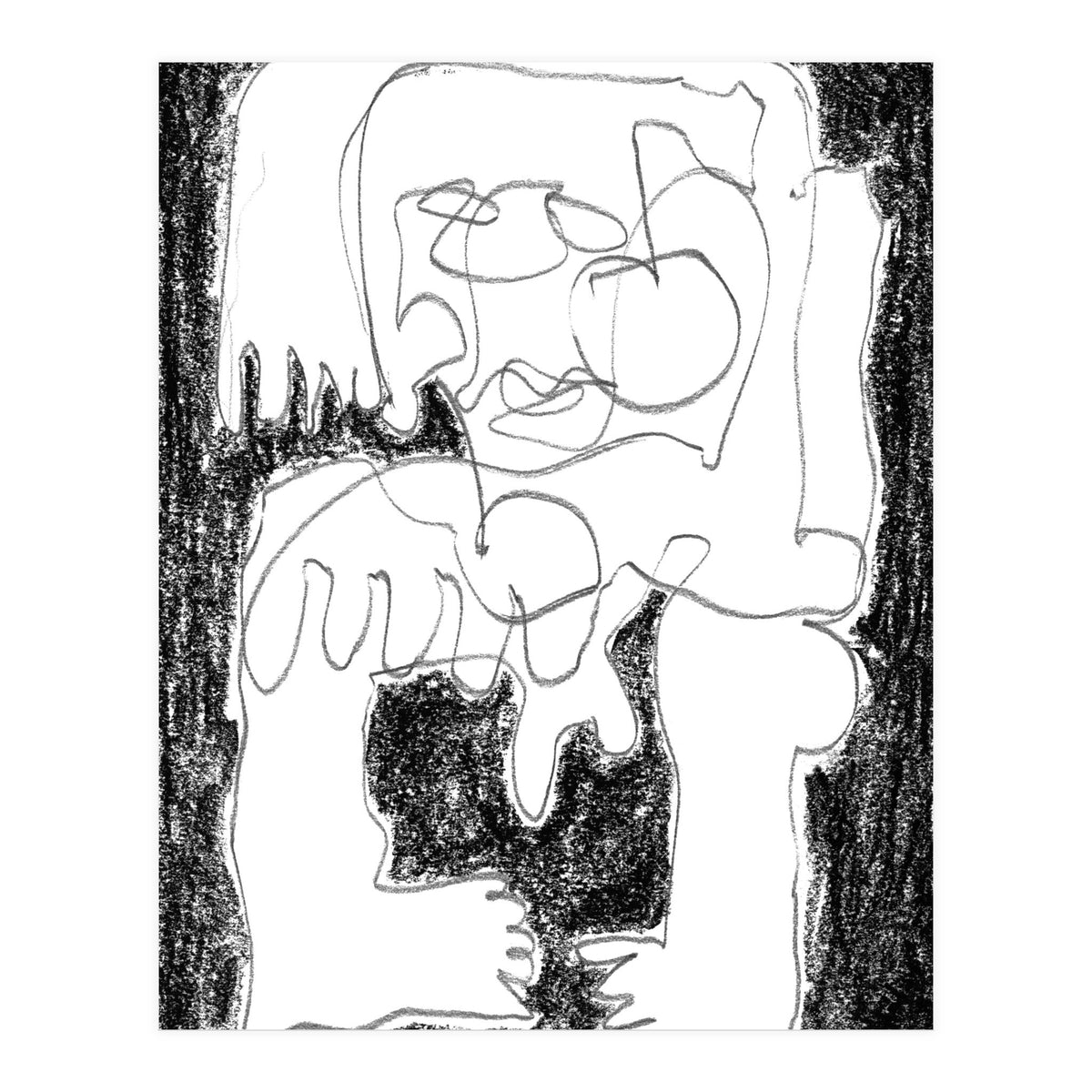 Static Noise - b&w (Print Only)