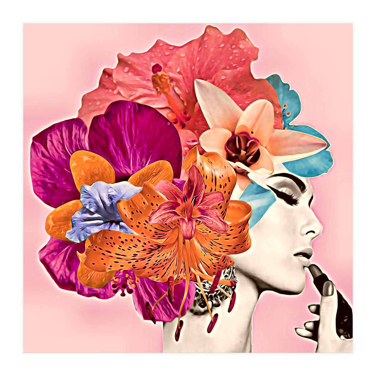 Floral Head (Print Only)