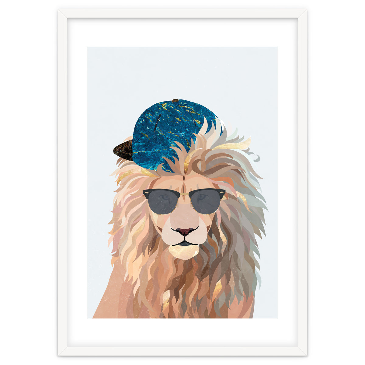 Skater Lion Portrait