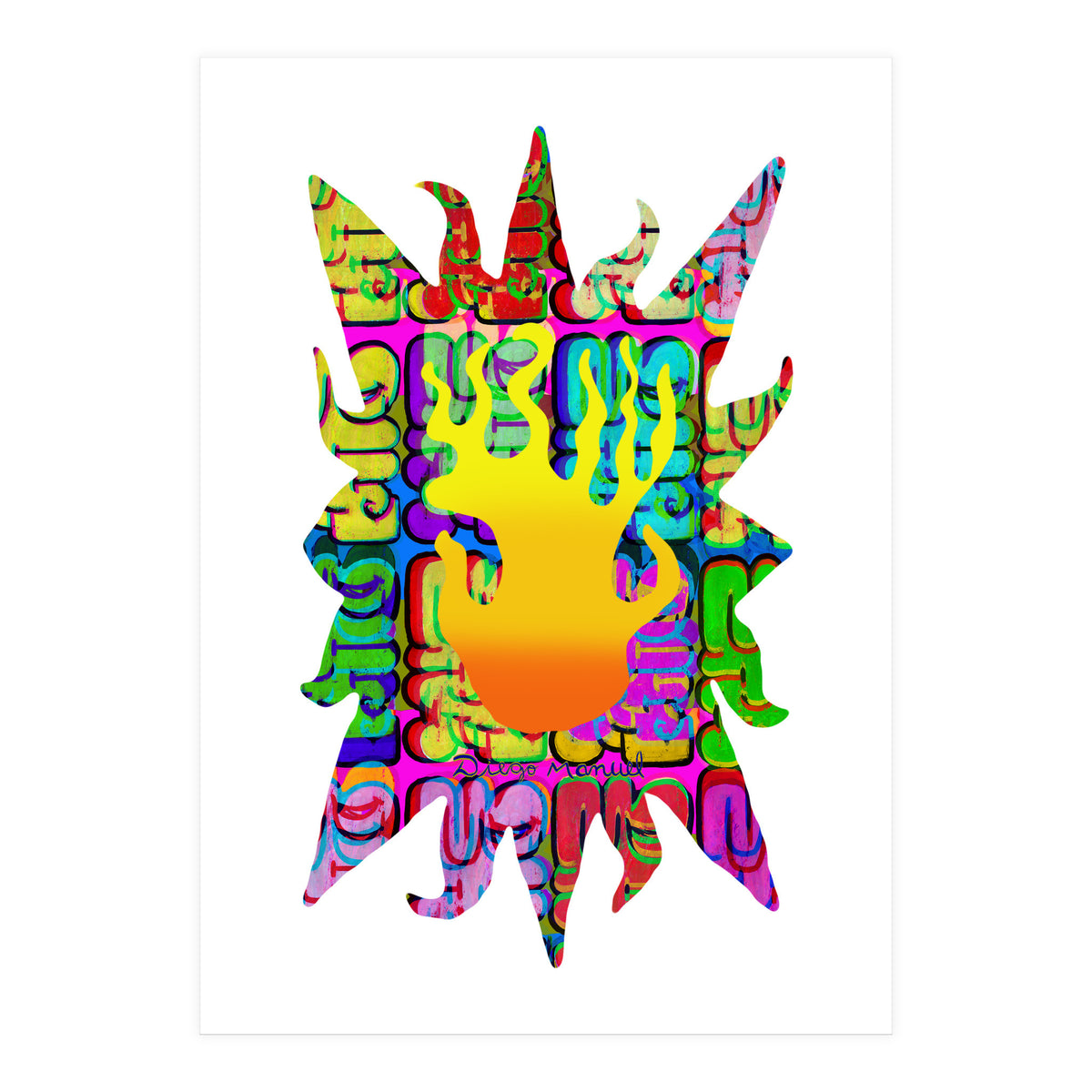 Fuego 5 Copia (Print Only)