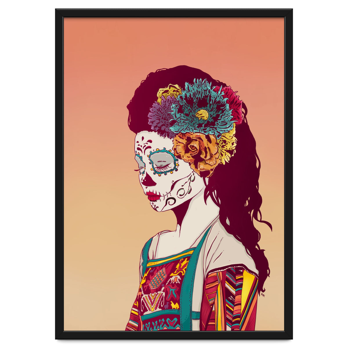 Mexican Skull Lady