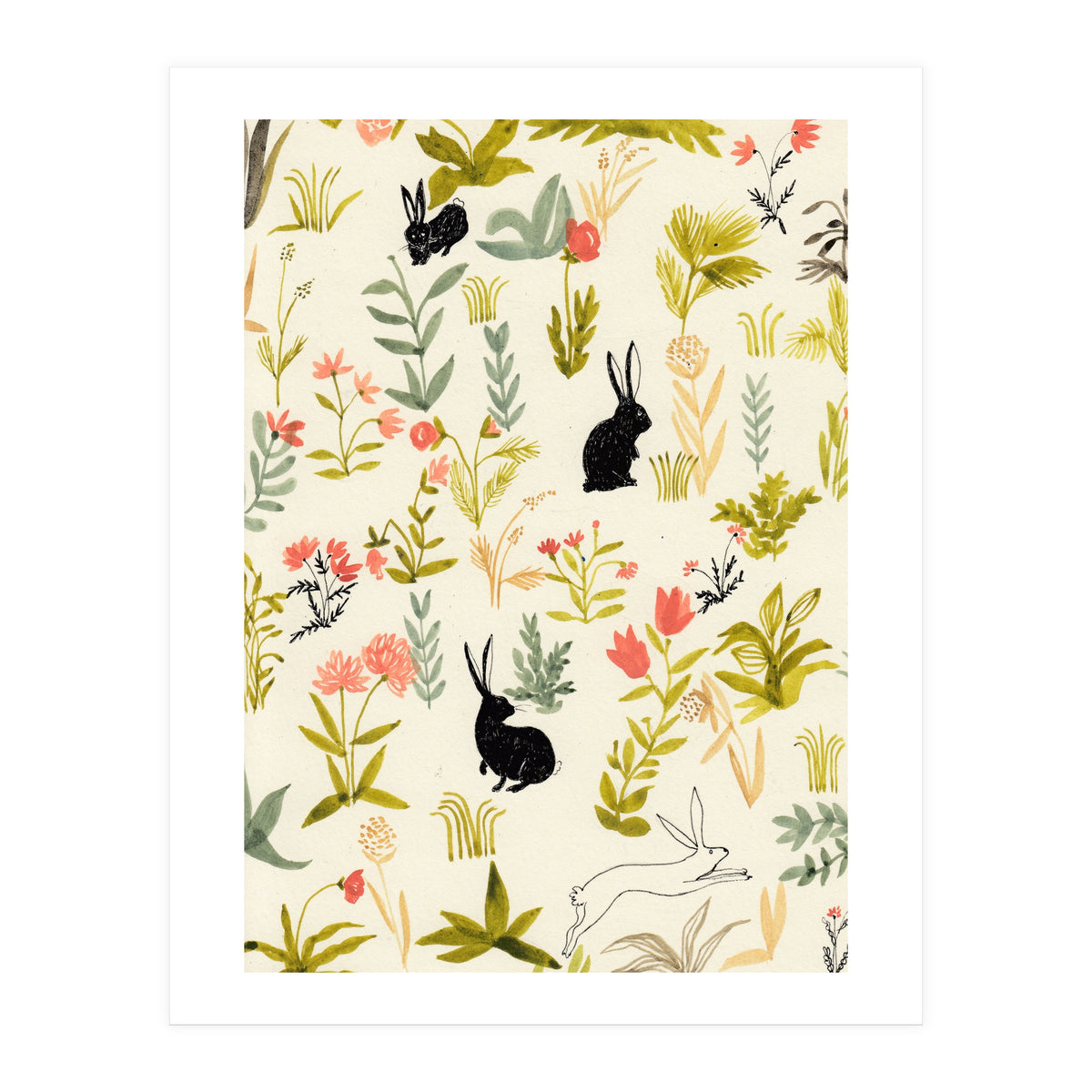 Black Rabbits (Print Only)