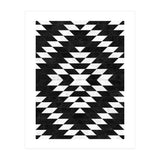 Urban Tribal Pattern No.14 - Aztec - Black Concrete (Print Only) thumbnail