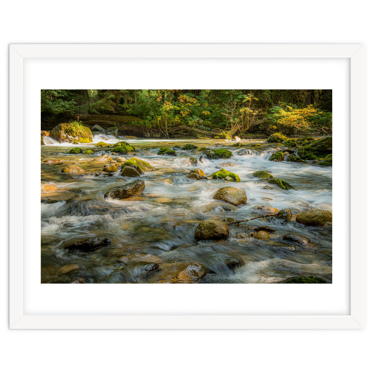 Water Flowing over Rocks