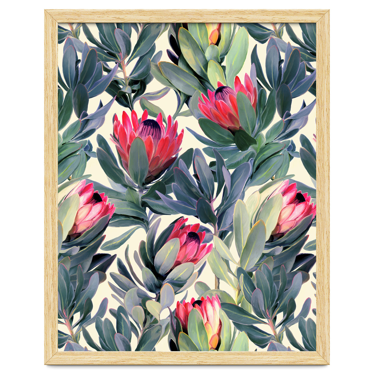 Painted Protea Pattern