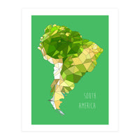 SOUTH AMERICA – Green (Print Only)