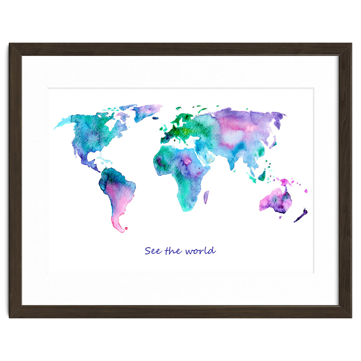 See the world || watercolor