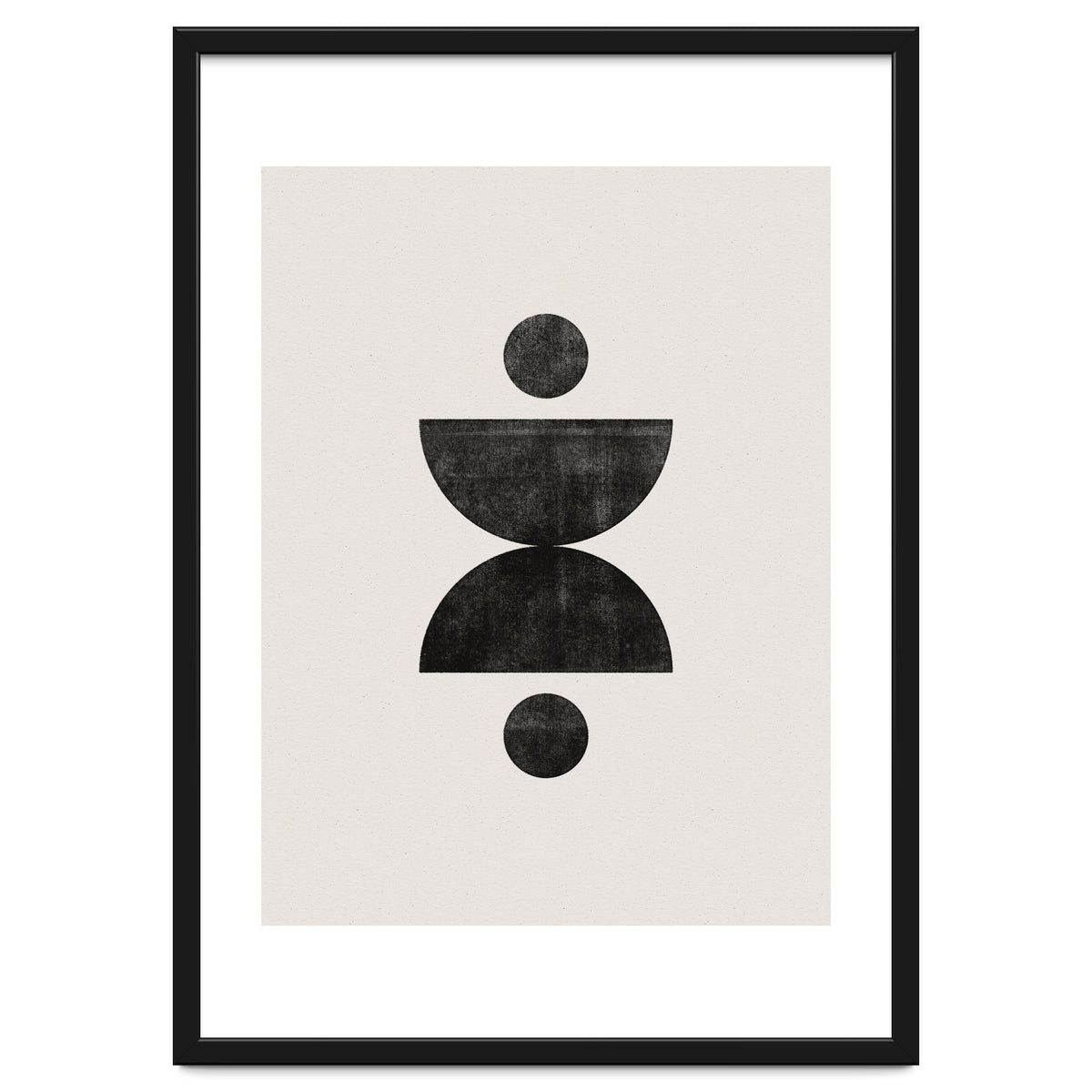 Mid-Century Modern No.16 - Woodblock Print