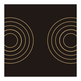 Golden circles | abstract minimal (Print Only) thumbnail