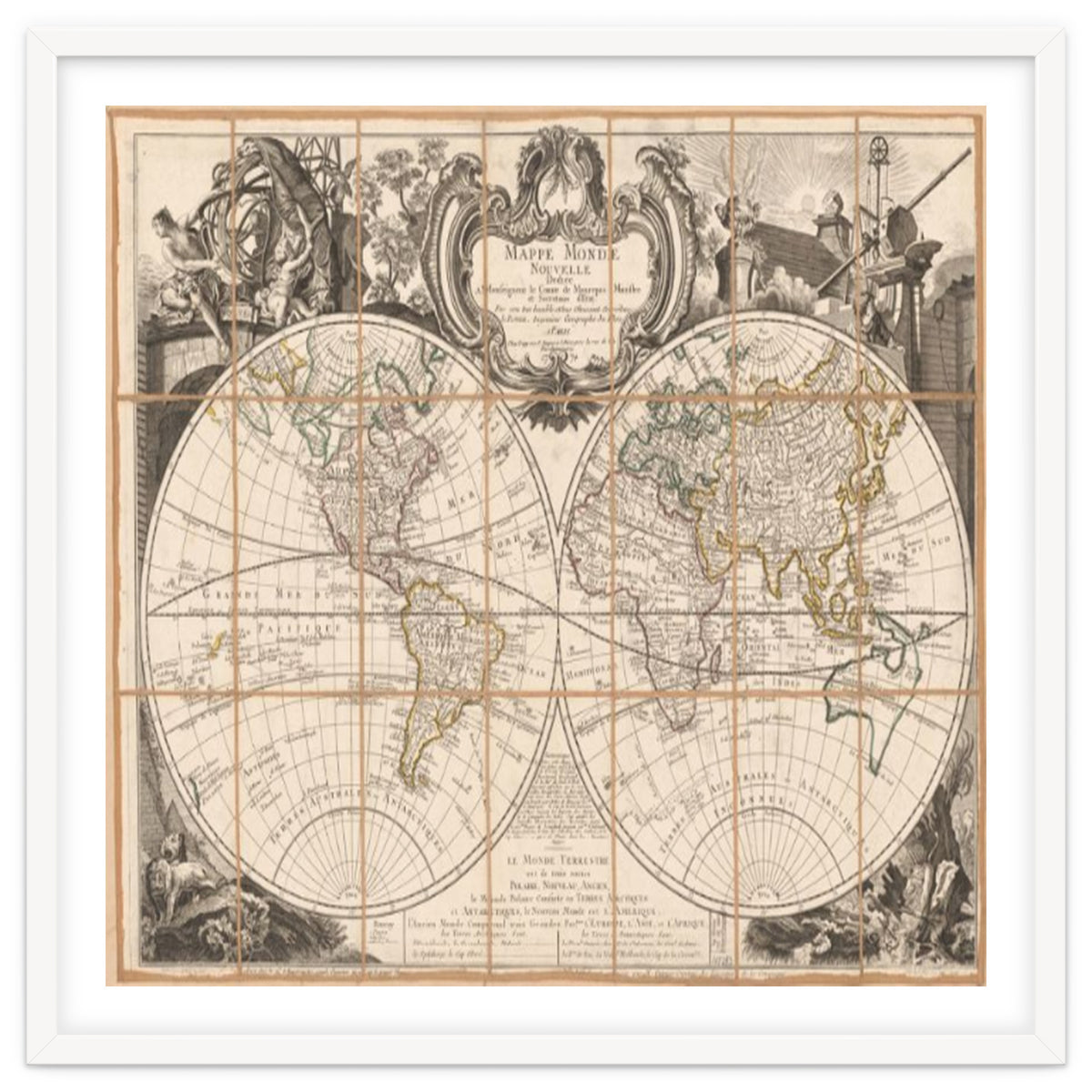 Old world map revisited