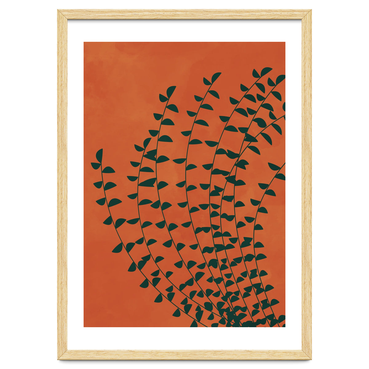 Boho Terracotta Plant Burnt Orange