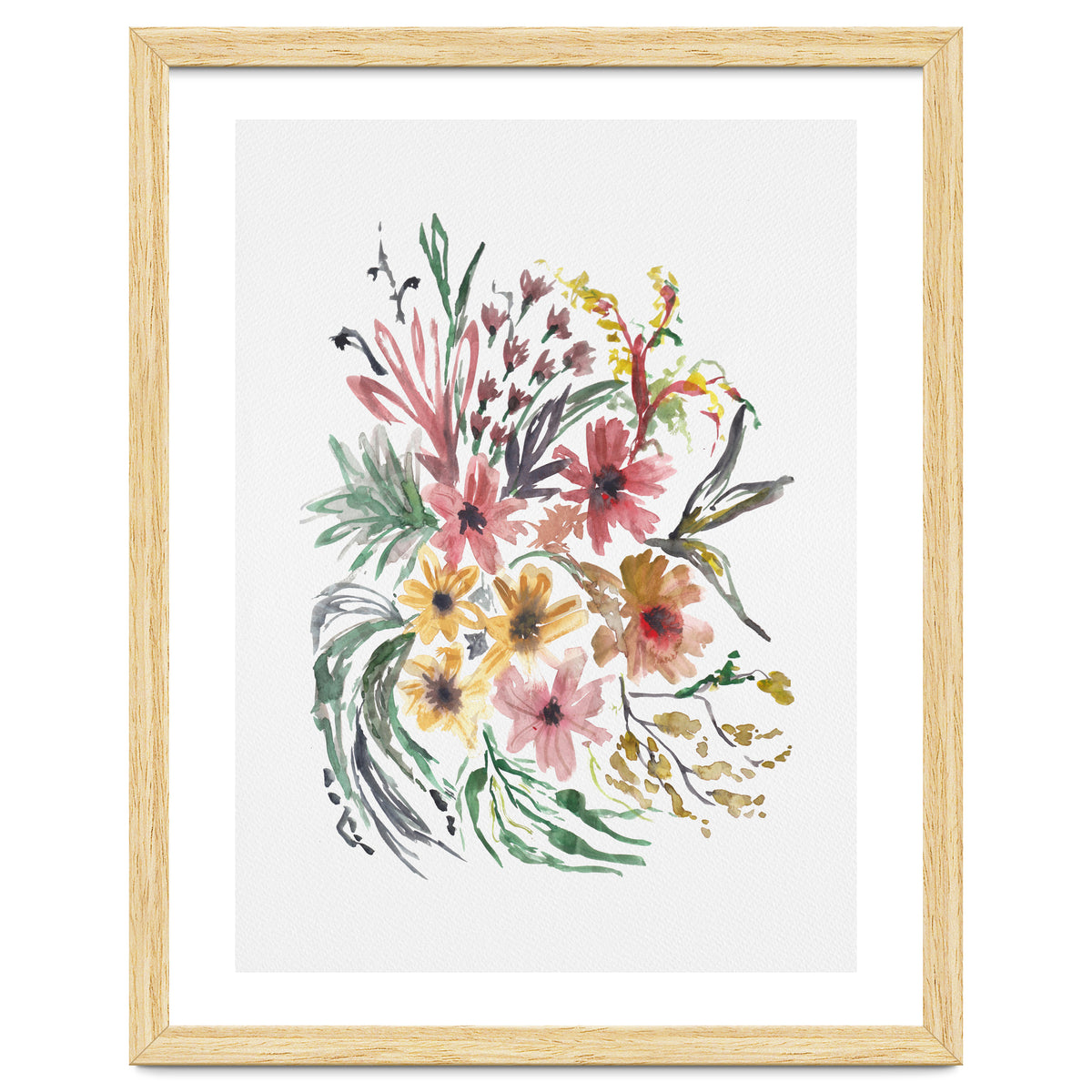 Earthy florals garden