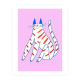 Stripey Cat (Print Only) thumbnail