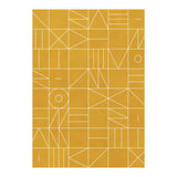 My Favorite Geometric Patterns No.4 - Mustard Yellow (Print Only) thumbnail