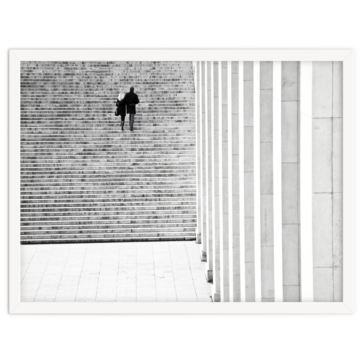 Couple On Stairs, Paris