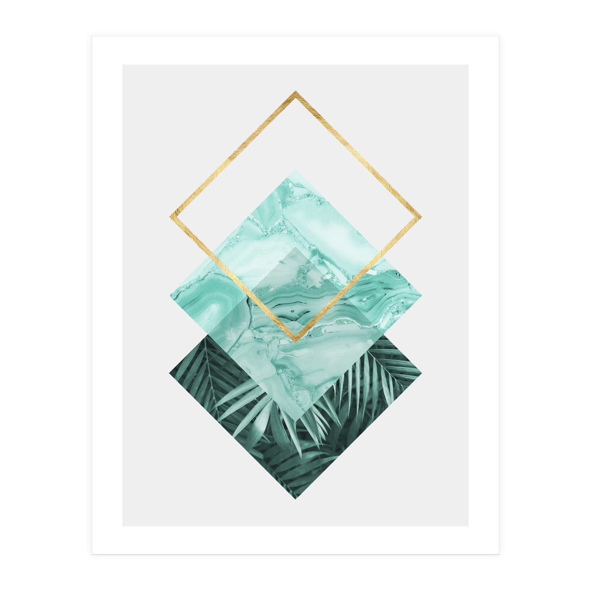 Botanical and geometric VI (Print Only)