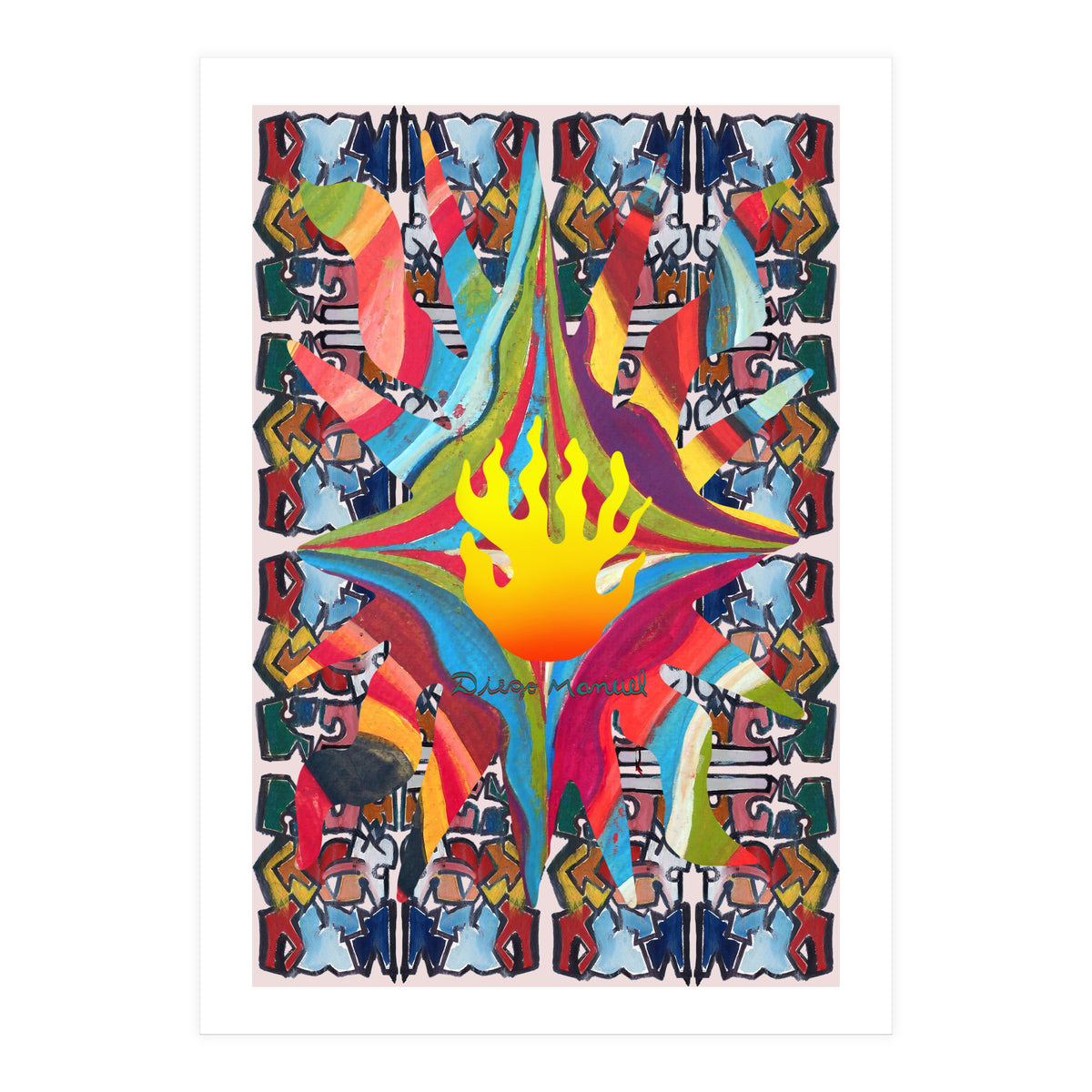 Fuego Y Graffiti 49 (Print Only)