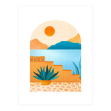Desert Oasis Landscape (Print Only) thumbnail