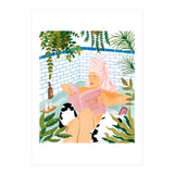 How To Have A Cat Spa Day At Home | Modern Bohemian Home Décor | Pet Bathroom Urban Jungle (Print Only) thumbnail